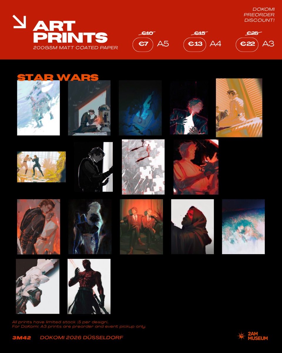 02png's tweet photo. New prints + 🇩🇪 DoKomi catalog is here! (3/10)
Made a lot of new Star Wars, DC batfam  and sandman prints this time (looong awaited🏃‍➡️), hope you’ll love them!

Can’t wait to see you all again 😆! https://t.co/EiAmIRfjMO