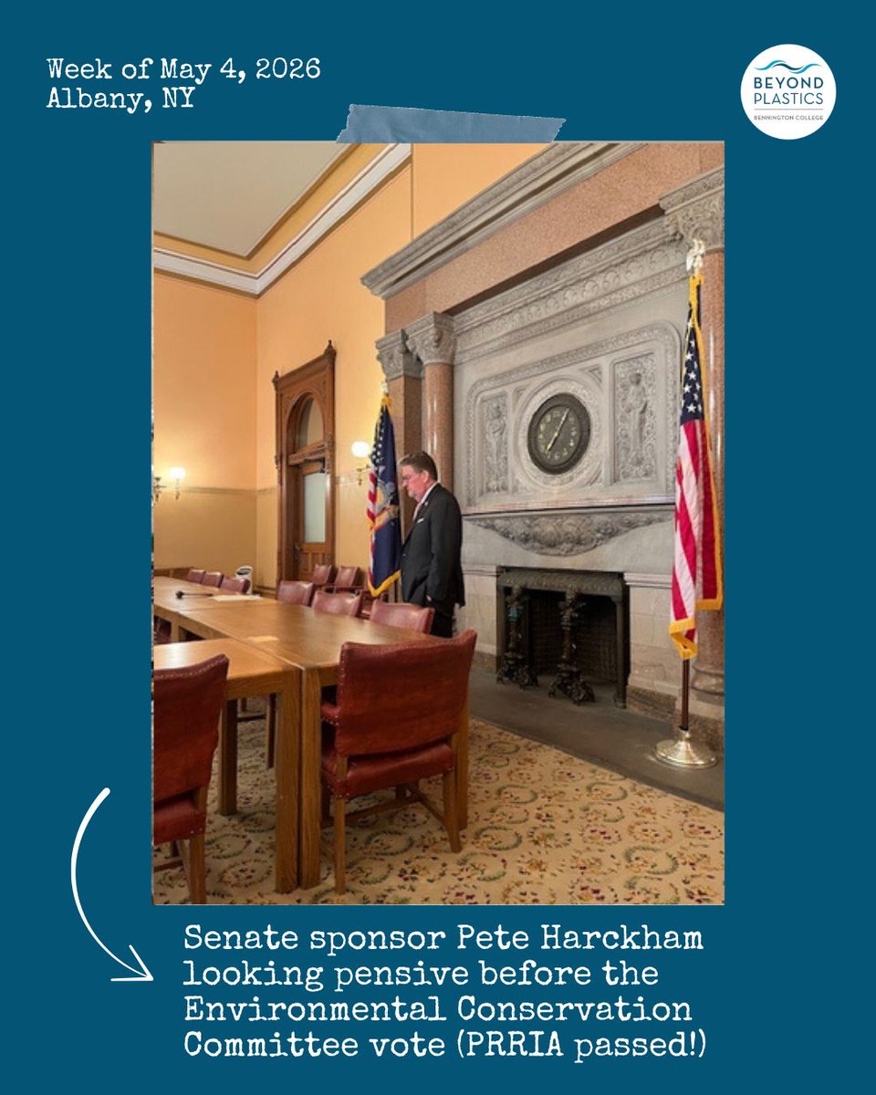PlasticsBeyond's tweet photo. We had a busy week in Albany focused on getting the Packaging Reduction and Recycling Infrastructure Act (PRRIA) over the finish line. Thank you to PRRIA supporters @AMDanaLevenberg, @tonysimone, @ebottcher, @SenatorHarckham, and Assemblymember MaryJane Shimsky! https://t.co/ydYPH6PgBq