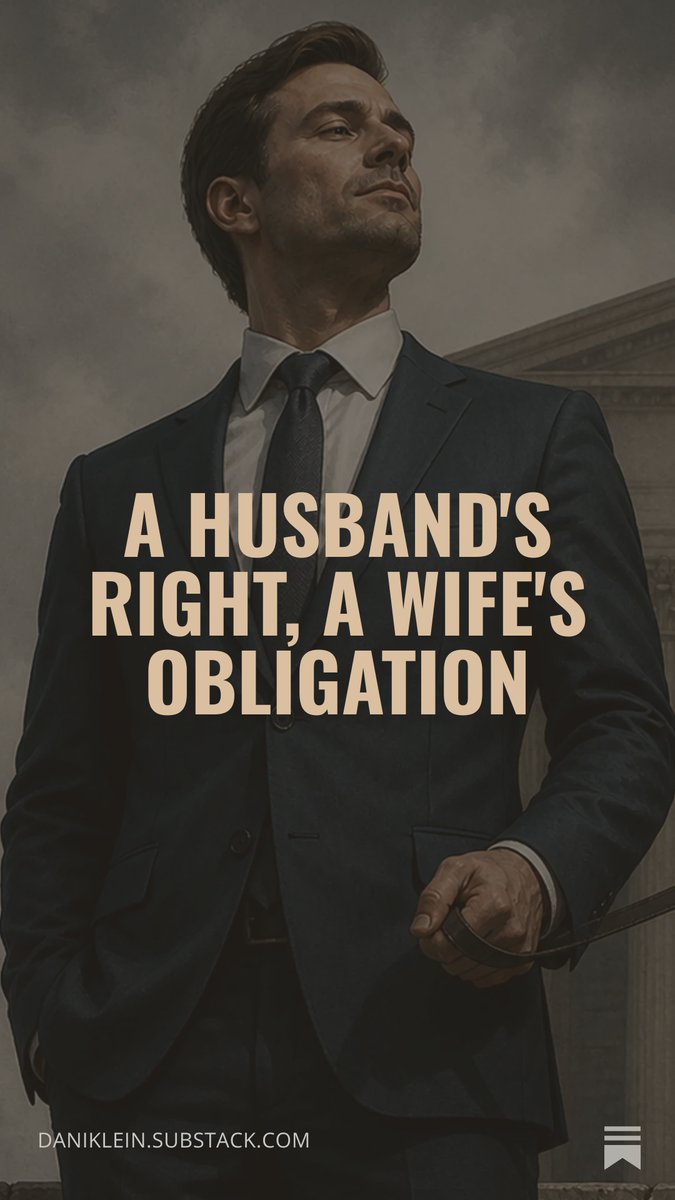 A Husband's Right, a Wife's Obligation 
Marital rape is still legal in 43 countries.
The US only criminalized it in 1993.
India just rewrote its entire penal code in 2023 — and kept the exemption.
This is not history. This is now.

open.substack.com/pub/daniklein/…
