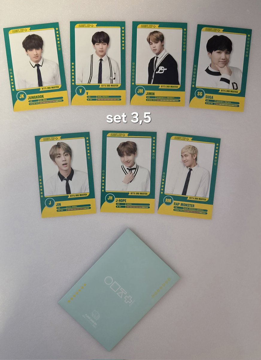 방탄소년단 BTS 3RD MUSTER 머스터 포토카드 세트 BTS 3RD MUSTER