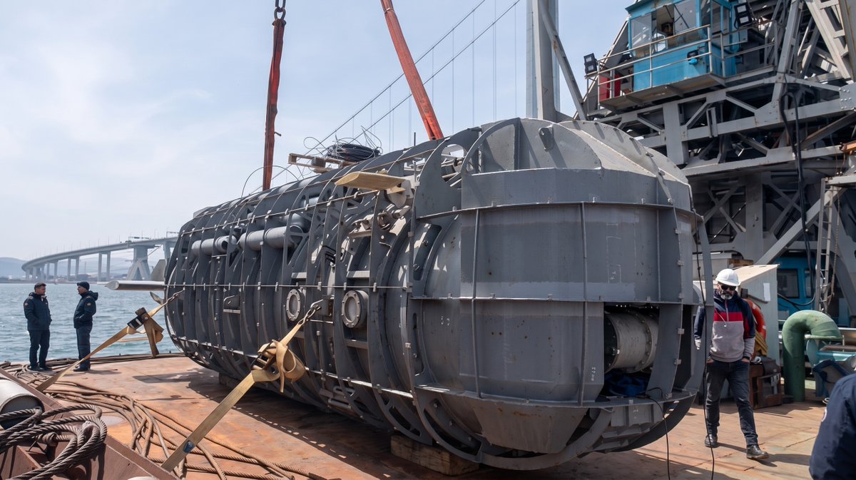 TurkishCentury's tweet photo. 😲 This contraption was developed by Istanbul Technical University-based #DATUM and just completed its 1st test dive. It's a multi-role submersible intended for deep rescue, #SpecialForces infiltration/extraction and anti-#submarine warfare. Not bad for a student project, eh? 🇹🇷 https://t.co/IEfYYN8M8B