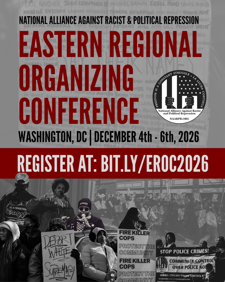 Alliance Against Racist & Political Repression tweet media