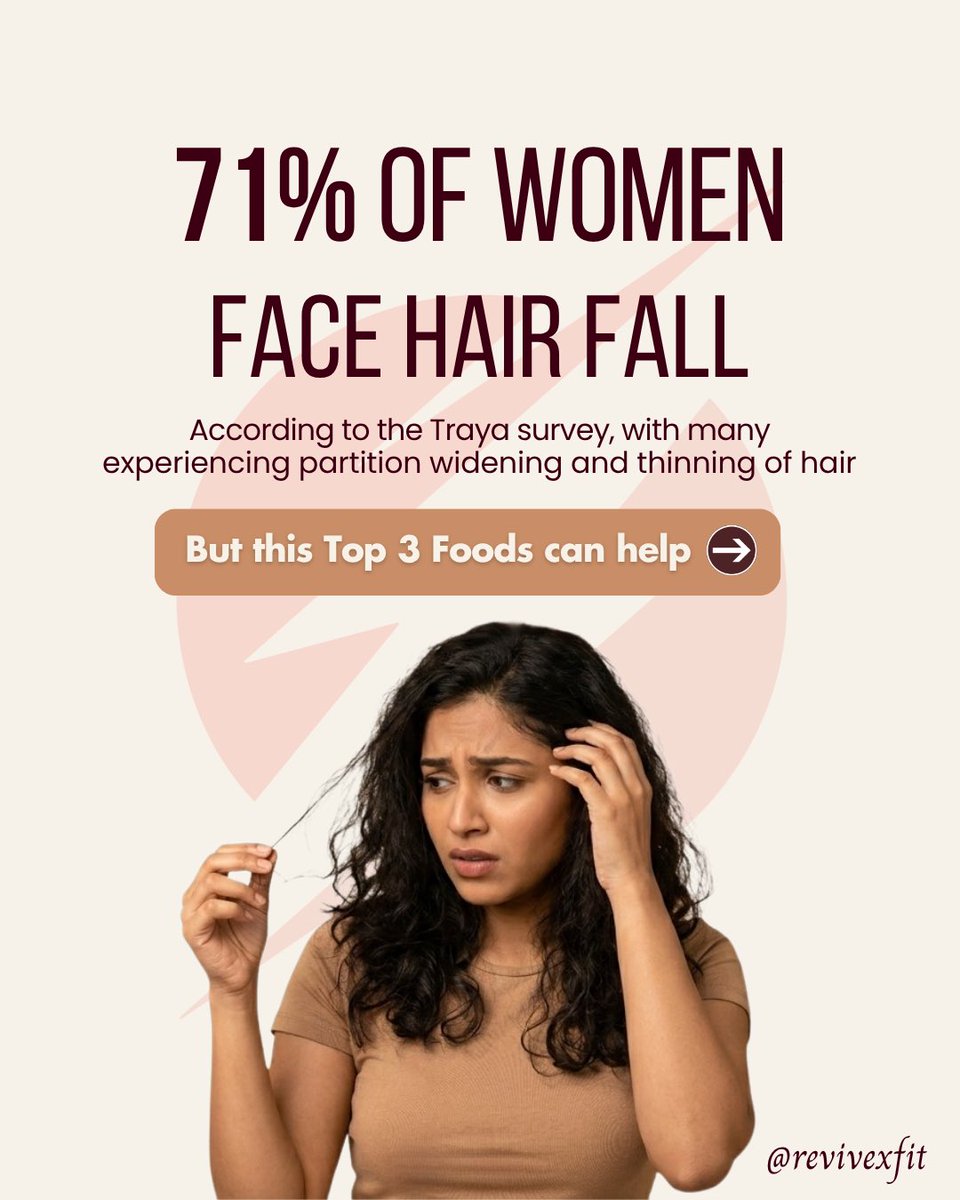 Revivexfit's tweet photo. Is your forehead growing wider or hair thinning every month? 🛑

1️⃣ Vitamin D Crisis: 90% of Bangladeshis are deficient, without it, your hair follicles stay “asleep” &amp; never grow back.

.
.
#Haircare #Hairloss #Nutrition #Hair #Women https://t.co/Nhu5mcrSrp
