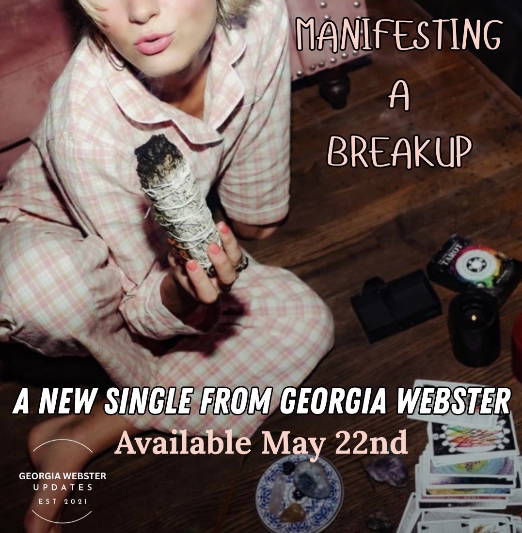 georgiawupdates's tweet photo. Georgia’s first single “MANIFESTING A BREAKUP” off her upcoming album is available May 22nd!! 💖

#GeorgiaWebster #independentartist 
#indieartist #newmusic https://t.co/nUUyWMkQTX