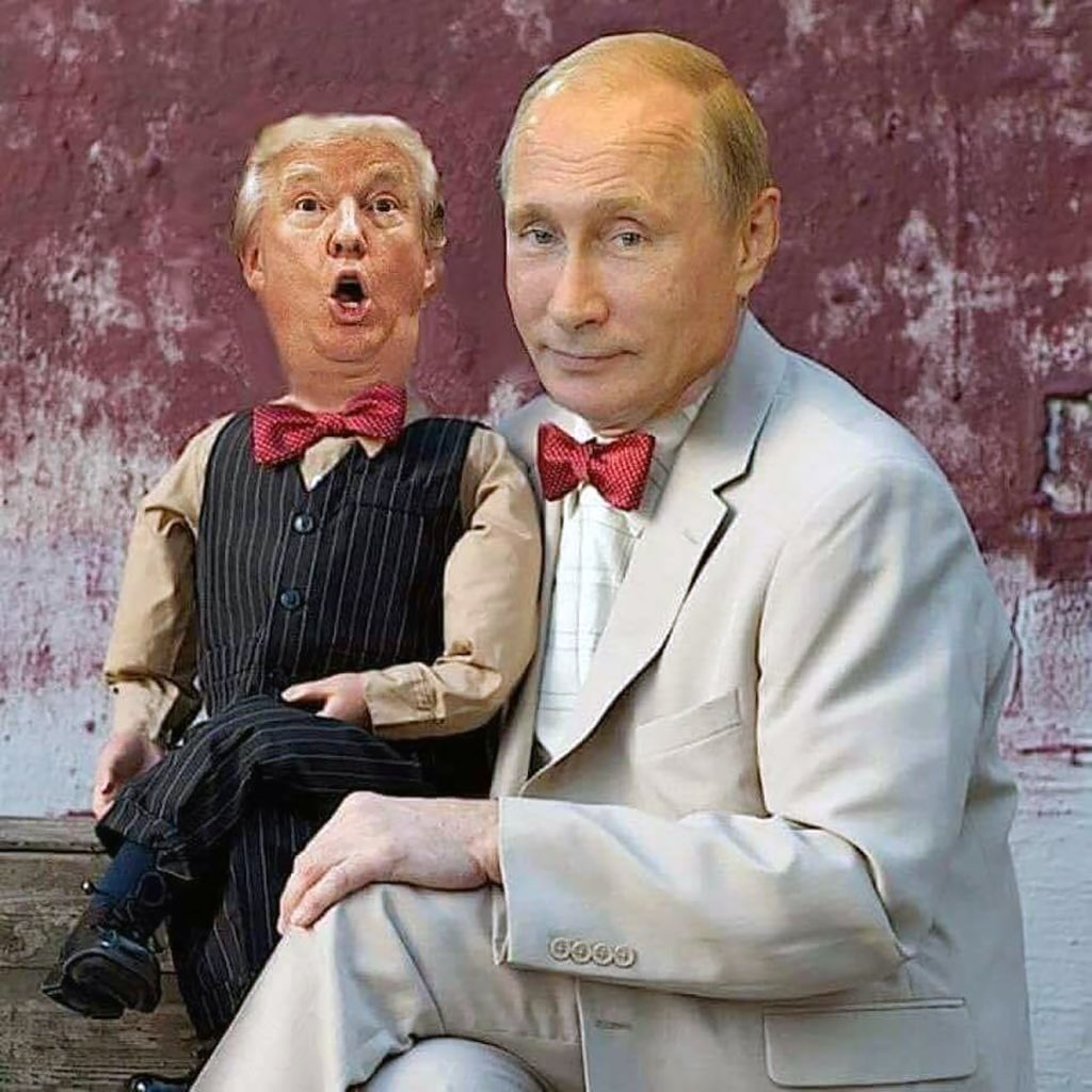 MarkoBaran's tweet photo. @sentdefender Nope. Just the orange pedophile bowing to his master’s demands again. Trump is so weak and has no idea what’s going on.

Fascist russia didn’t honor the ceasefire on May 5, there will be no ceasefire during russia’s parade celebrating fascism. https://t.co/fx9AUAVwLY