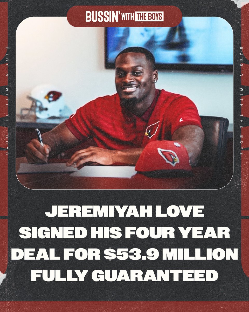 Jeremiyah Love is laughing to the bank 💰