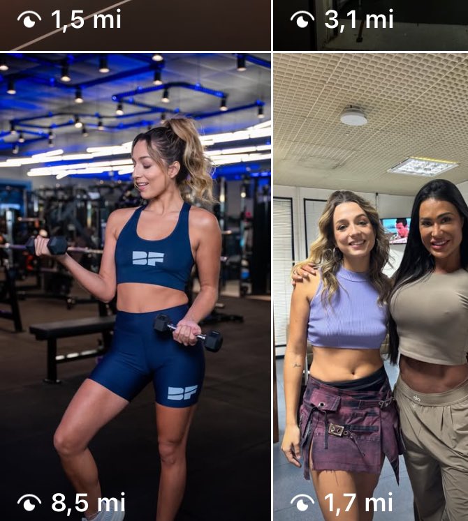 a publi da samira pra nívea com mais de 10 milhões de visualizações e pra blue fit quase alcançando isso GIGANTE