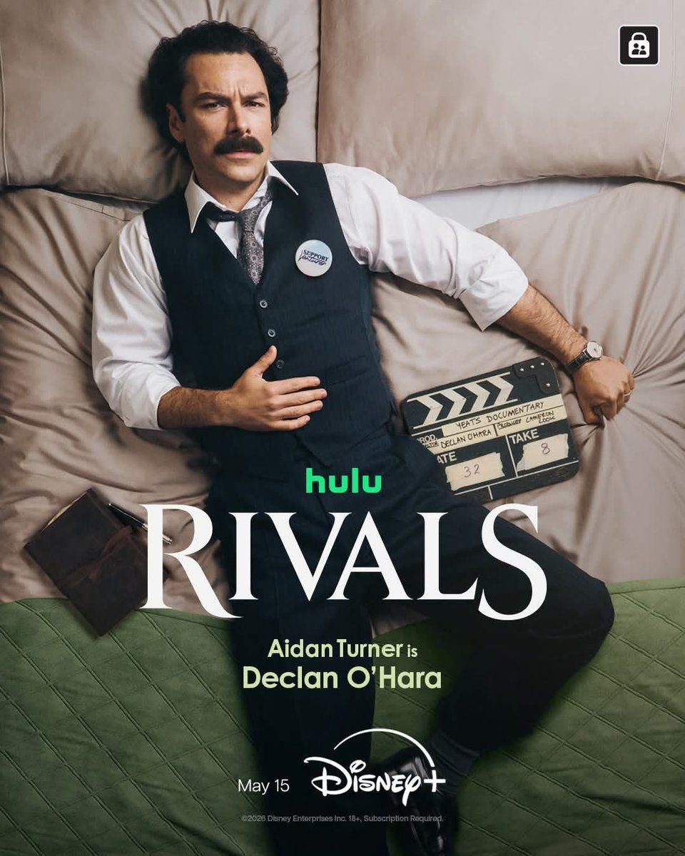 Decklan Rivals Aidan Turner Aidan as Declan O’Hara for « Rivals » season 2. # ...