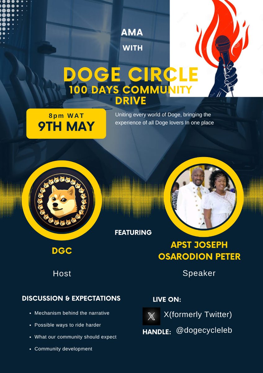 Dogecycle01's tweet photo. Join AMA tomorrow with @JosephPete82385 https://t.co/RBepDtgfe9