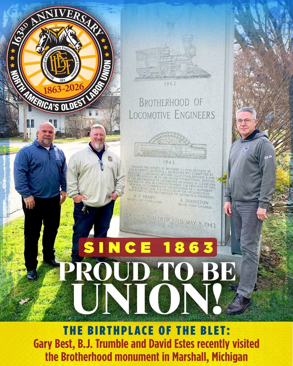 Brotherhood of Locomotive Engineers and Trainmen tweet media