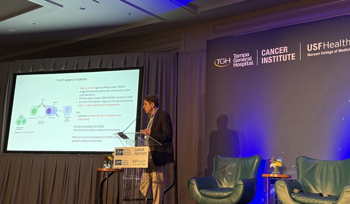 kansagraMD's tweet photo. Dr Dhadopkar @fredhutch sharing his vision of MM should be in 2030 ! 

@Myeloma_Doc 
#mmsm 
#TGHCancerInstitute 
#TGHgenomicsconference https://t.co/IS2vXl8zYy