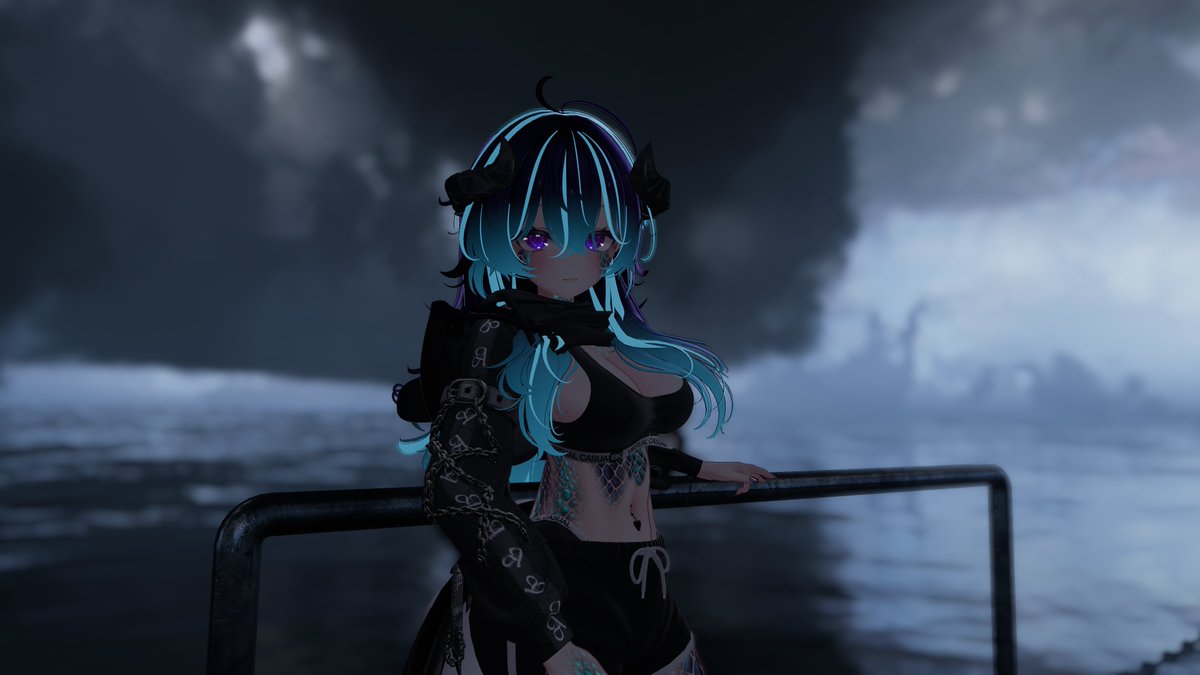 ShikaXomy's tweet photo. Pose ~ 
1st pic taken myself, 2nd by @Sharky_2002 

#VRChat #VRChatPhotography #Airi3D https://t.co/Pam9oFcZkg