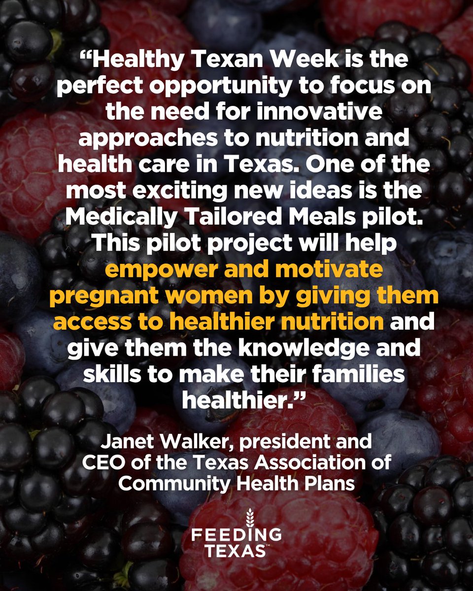 FeedingTexas's tweet photo. It's Healthy Texan Week! 🍎 This week is designed to promote health, wellness, and disease prevention across Texas.

Feeding Texas is proud to celebrate with the Texas Association of Community Health Plans. To learn more, read our full press release at https://t.co/vjnWv3saHw https://t.co/tpaNfga6rx