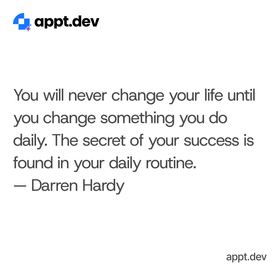 ApptDev's tweet photo. https://t.co/F3TBIKsCXm