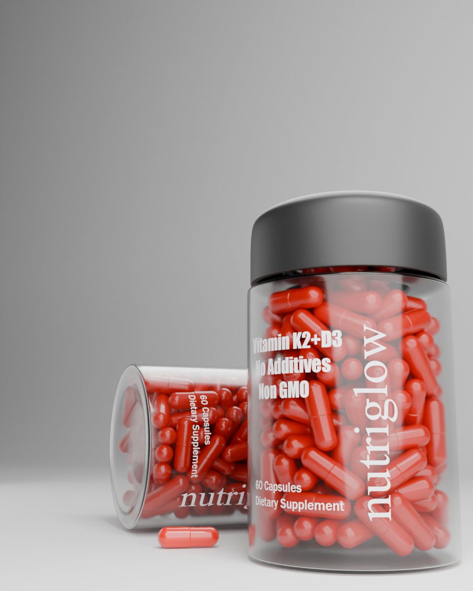 AymenPoly's tweet photo. Precision meets simplicity. ✦
Vitamin K2+D3 - no fillers, no shortcuts.
#3DRender #ProductDesign #CGI #BlenderRender #3DArt #SupplementDesign #ProductVisualization #DesignInspiration #MinimalDesign #NutriGlow #VitaminK2 #3DProduct #CreativeDirection #PackagingDesign #DigitalArt https://t.co/8EoE4TIBzA