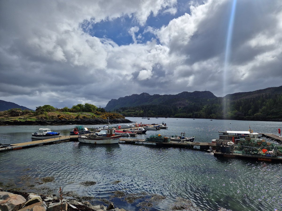 ToursNatural's tweet photo. Another top day on #skye - a quick visit to pretty Plockton on the mainland but we were missing the Cuillins too much to stay too long. A fab evening walk in Broadford Bay and our best views of Sea Eagles this trip with 2 adults around with one fishing something out of the bay! https://t.co/ipTt91H07n