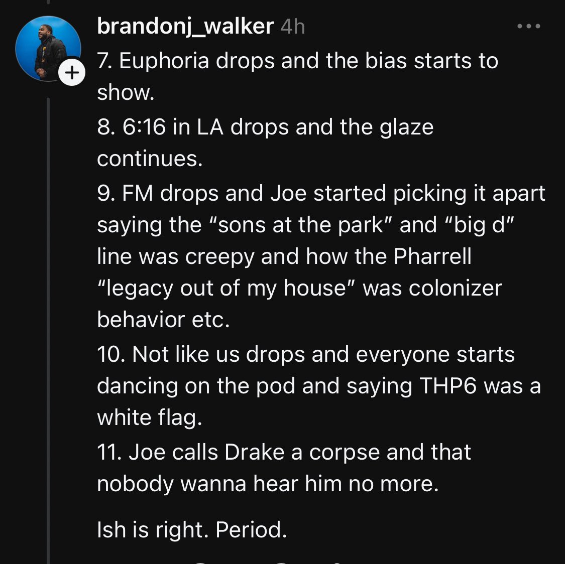 cap69812472's tweet photo. @parksmusic as the music guy you gotta stop D-riding Joe. Cause now he saying he don’t gaf that he’s biased and you left out in the cold ass naked with your nuts in your hand tryna back track. @JoeBuddenPod https://t.co/ZdVCnP6UxB