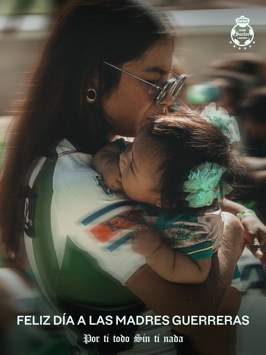 ClubSantos's tweet photo. Hoy celebramos a quienes nos enseñaron a luchar, creer y nunca rendirnos. 💚

Gracias por acompañarnos en cada paso, dentro y fuera de la cancha. ⚽✨

¡Feliz Día de las Madres a todas las Guerreras! 🤩🫶 https://t.co/6lQExhXknL