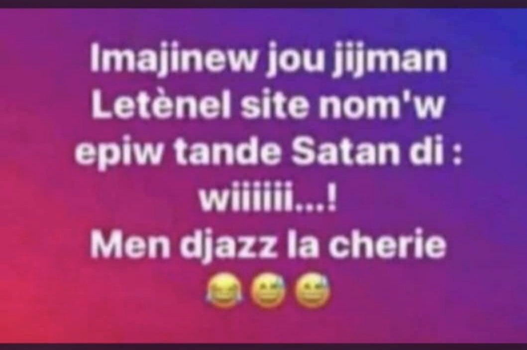 Lynsceramy91's tweet photo. Soti sou mwen https://t.co/MVbHP34sdG