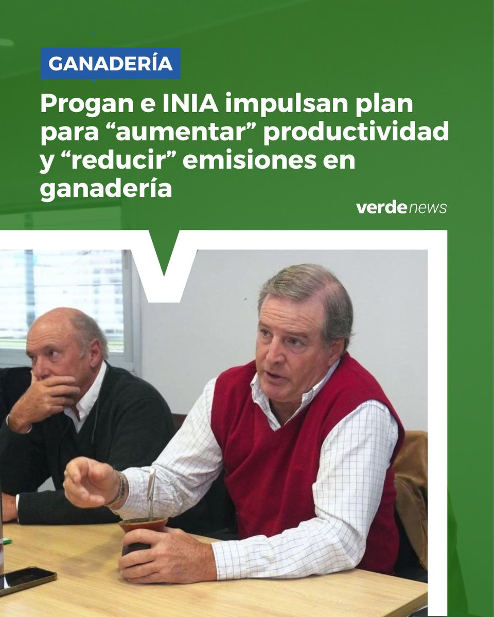 verdemediauy's tweet photo. @PROGANuy e @INIA_UY avanzan en un trabajo conjunto orientado a “mejorar” la productividad de los sistemas ganaderos y “reducir” emisiones, dijo el presidente de Progan, Juan Caviglia, en el programa @PDE_Oriental770 en @Oriental770 y https://t.co/0naKQREAYs. [...]

👉 Leé y escuchá la nota completa
https://t.co/zFhURuCyYQ