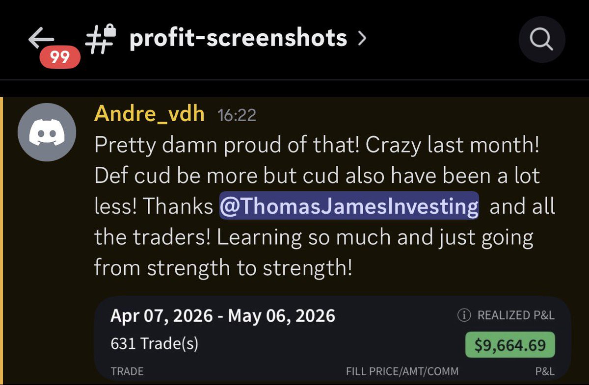 Thomas_james_1's tweet photo. 🚨 Weekend Sale 🚨
One of the best weeks EVER for the team. Link & Discount code below. But first let’s talk about the trades I alerted this week; 

$ARM Calls for 467% 🟢
$TSLA Calls for 400% 🟢
$NBIS Calls for 340% 🟢
$INTC Calls for 250% 🟢
+492% Gains on $SNDK shares 🟢
+308% Gains on $MU shares 🟢

Use discount code; SNDK
At checkout for 33% off the monthly/annual membership on any of the membership tiers.

Code LIMITED to 20 uses.

Link in my bio to join team @MMTG_X 

Prices will be increased next week.