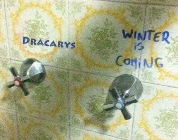 Game of Thrones fan shower: