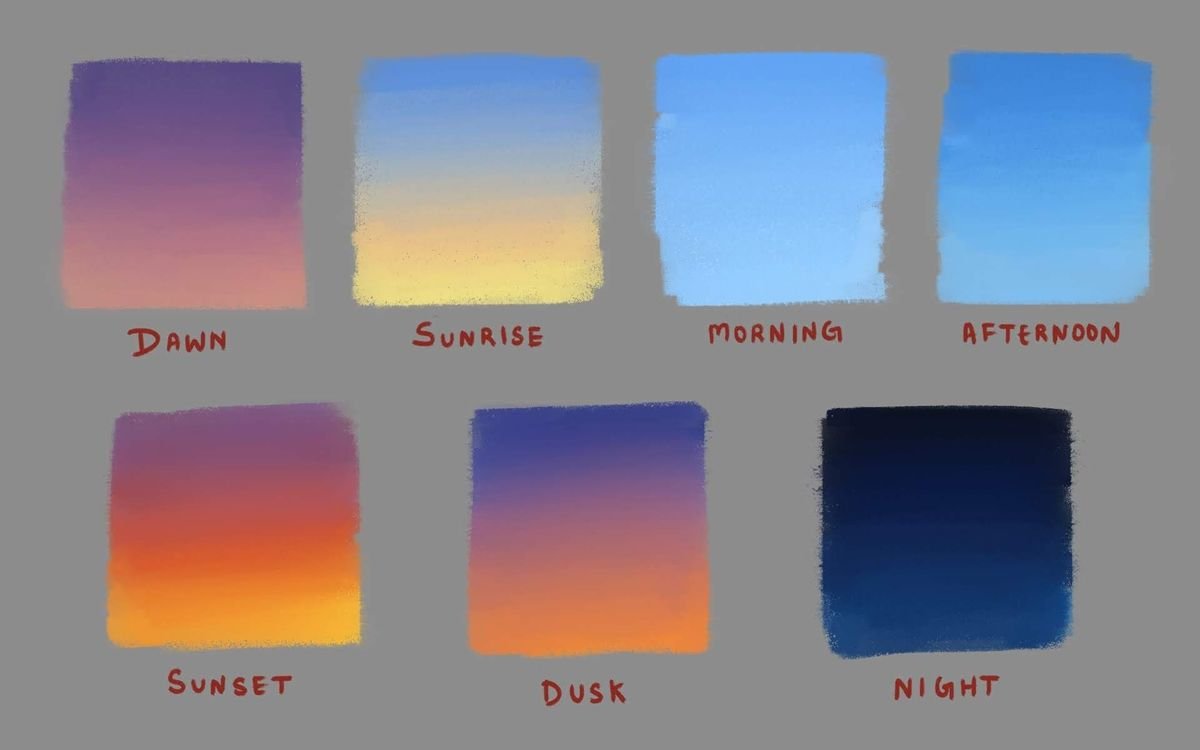 Time of day is basically a color mood switch 🌅