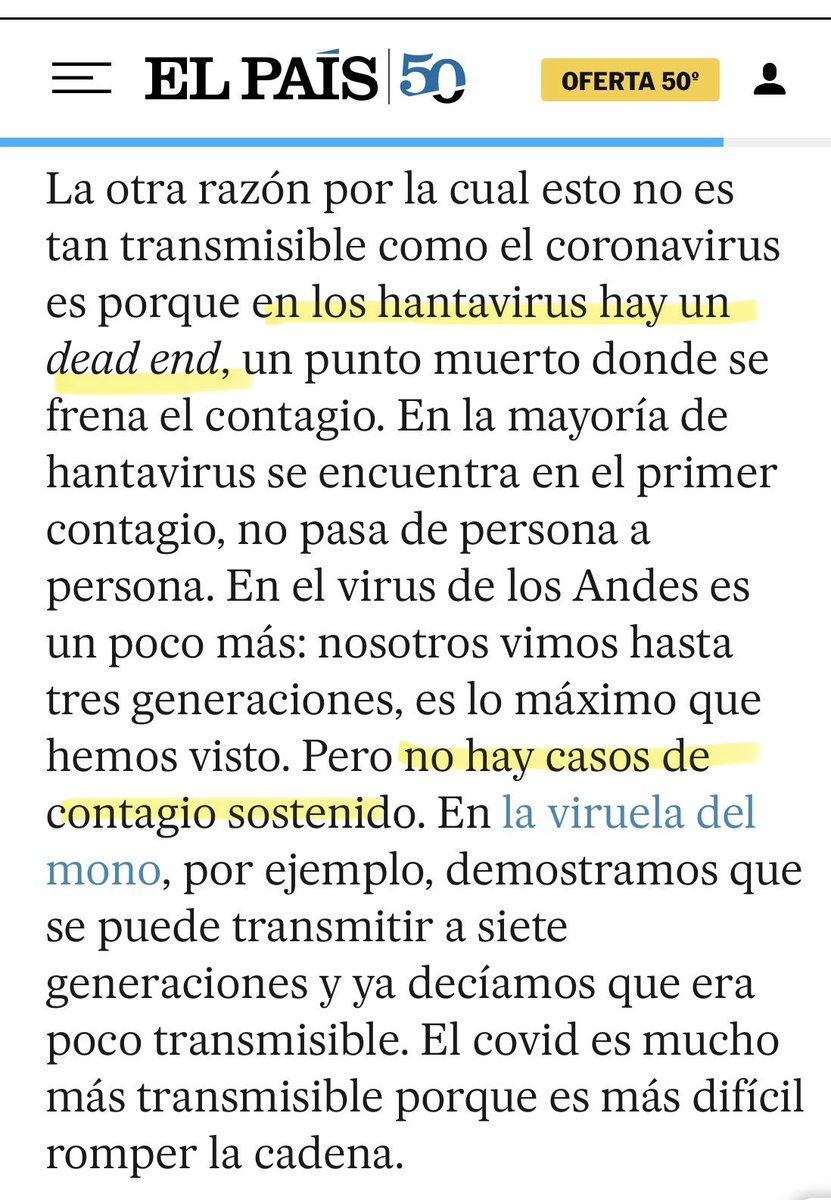 🚨‼️OJO 
Sobre el brote actual de hantavirus 

En los próximos días posiblemente saldrán notas sobre el avance del rastreo de contactos que los distintos países están haciendo; esto NO es motivo de pánico, al contrario, es la salud pública haciendo su trabajo👏🏻

Ya hemos dicho: