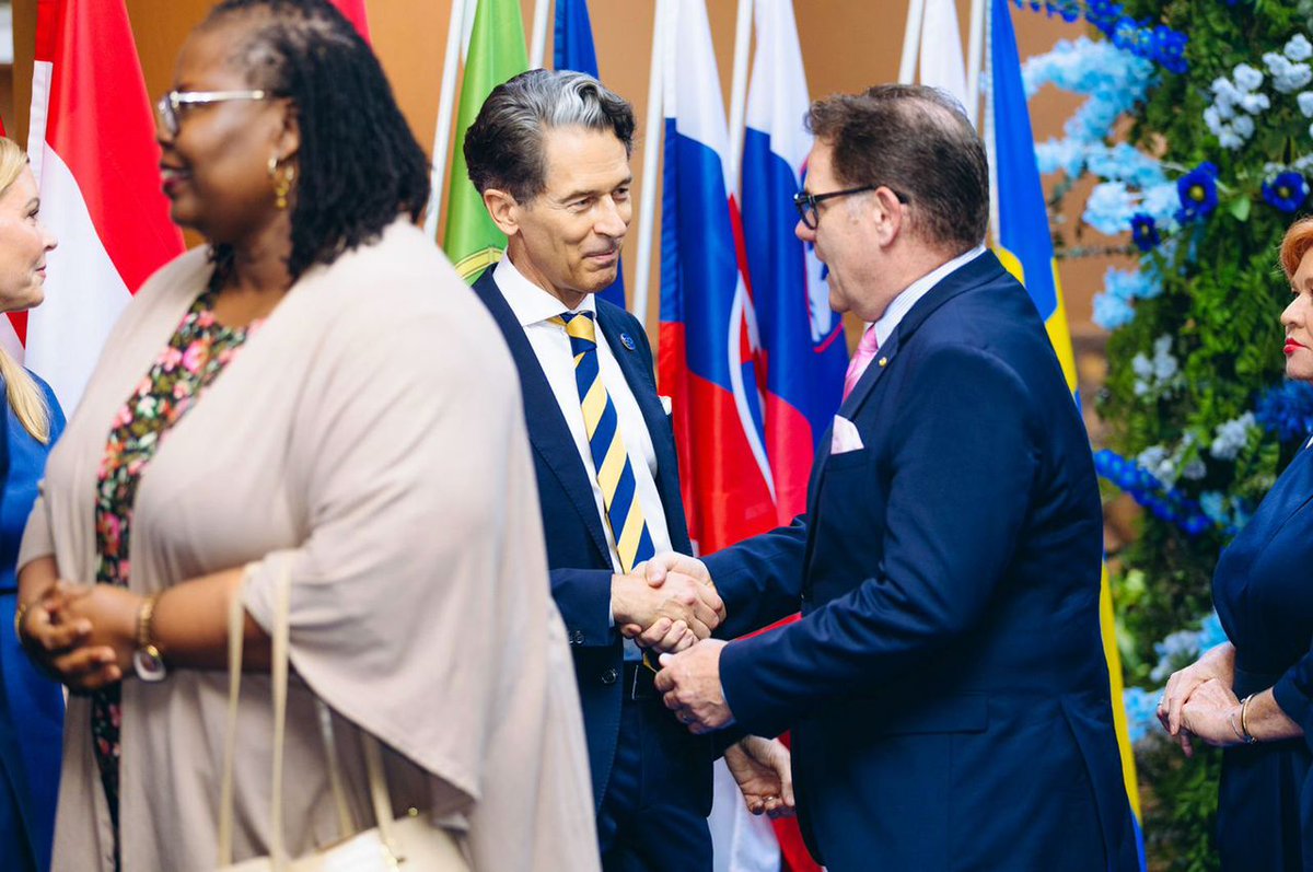 imbankug's tweet photo. Yesterday, we joined the European Union in celebrating Europe Day 2026 and 50 years of the EU–Uganda | @EUinUG Partnership, hosted by H.E. EU Ambassador to Uganda, JanSadek | @JanSadek

Congratulations to the European Union on this remarkable milestone and on five decades of partnership, collaboration, and shared progress with Uganda. 🇪🇺🇺🇬