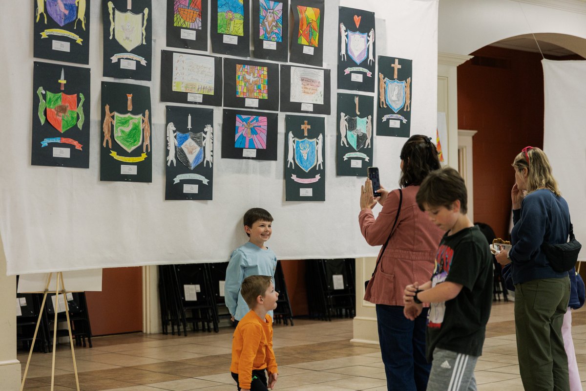HighlandsLatin's tweet photo. After studying great artists, artistic styles, and timeless works of art throughout the year, our K-6 students had the opportunity to exhibit some of their own creations at this year’s art shows.
The study of art cultivates an appreciation for beauty, and the work displayed by these students reflects their pursuit of the true, the good, and the beautiful.