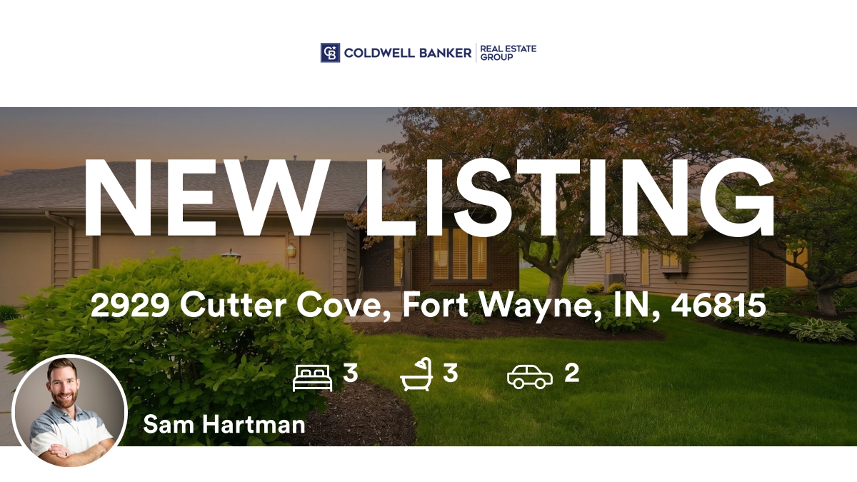 KeepingitRE260's tweet photo. 🛌 3 🛀 3 🚘 2
📍 2929 Cutter Cove, Fort Wayne, IN, 46815

My latest listing on RateMyAgent.

https://t.co/NiohZgFWJU

...
#ratemyagent #realestate https://t.co/ig03ByF4Yp