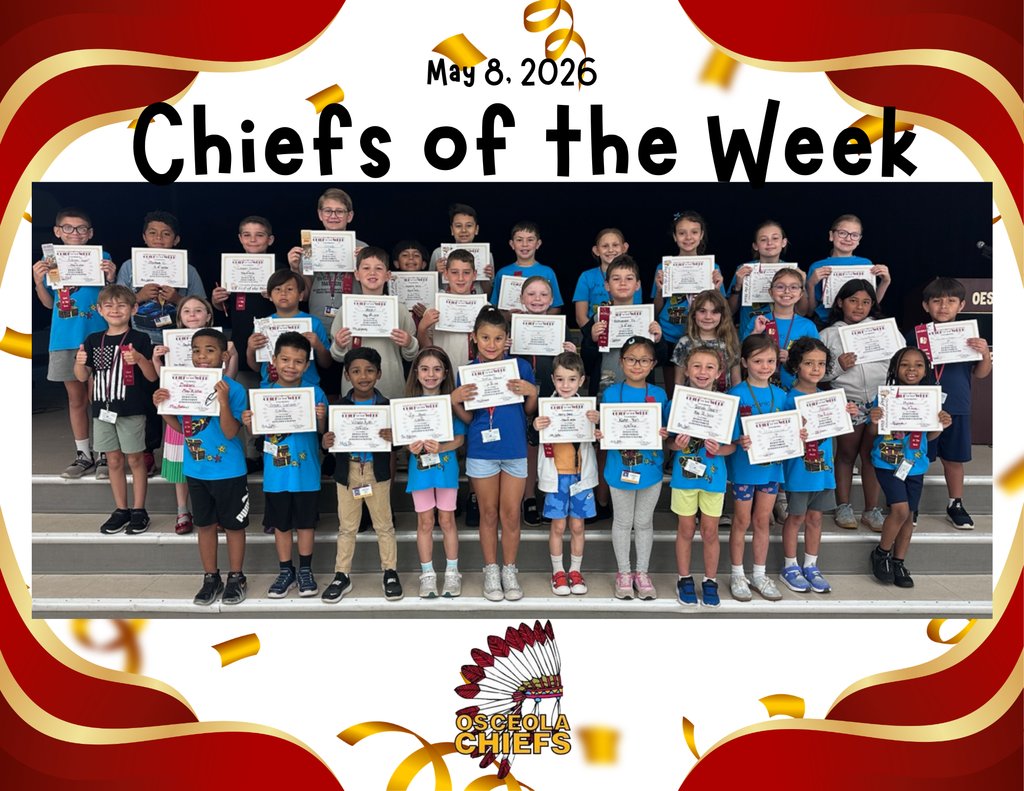 OESCHIEFS's tweet photo. 😎🎉 Happy Teacher Appreciation Week!!! 😎🎉

Thank you for all you do 💗💗💗 @collierschools https://t.co/DN555Ae9kC