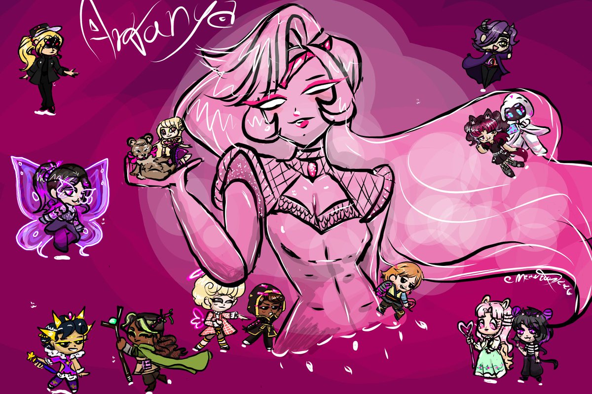 AMeawToon's tweet photo. “ Arkanya e seus Arkanycos.”

Terminei depois de alguns dias.
Apoiem para termos 4 Temporada:  https://t.co/FDws3t5hRp

#arkanis #arkanisfanarts #ArkanisGaleria #arkanisfanart https://t.co/ryGsS3Z9ct