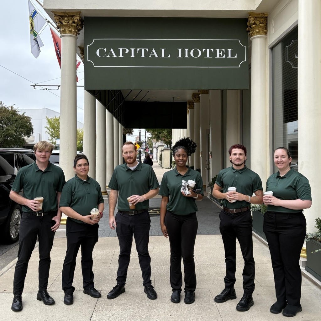 concordhotels's tweet photo. Our teams proudly wore green today in support of Mental Health Awareness Month. At Concord, caring for our health, mind and body, is at the heart of everything we do, every day. Together, we’re committed to fostering a supportive environment for all.

#WeAreConcord https://t.co/sPKhAUQHli