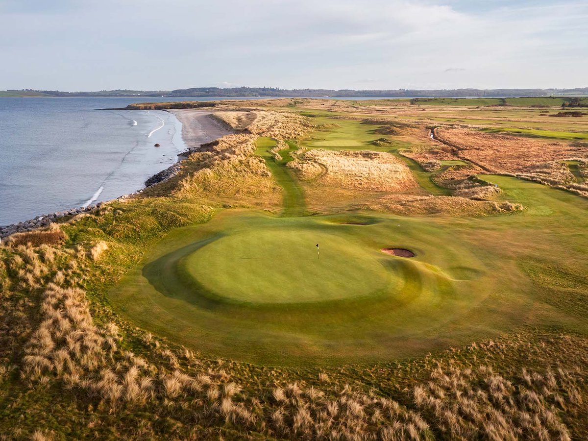 jamierkennedy's tweet photo. First time at County Sligo GC today…

1. Word that comes to mind is “memorable”. Easy to remember every hole, loads of variety, land movement and challenge. 

2. Site of the West of Ireland (basically an Irish amateur major). Winners include Rory, Shane and Padraig. 

3. Nearly entirely surrounded by water and hills. Incredible views from just about every hole. 

4. Feels like a mix of Conwy, Western Gailes and Cruden Bay at times. And that is high praise. 

5. Doubt it’s a popular choice but I loved the 13th hole. Well framed, elevated tee shot followed by (another) cool green and green site that creates an awkward angle. 

6. Forget the golf, it’s probably one of the best walks you could take in this part of Ireland. 

($375 a round before you ask)