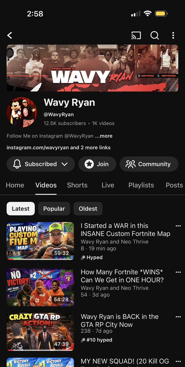 WavyRyann's tweet photo. NEW YouTube Video OUT NOW! 

(YouTube: Wavy Ryan)

⬇️⬇️⬇️⬇️

Like, Comment, Subscribe 🔥

https://t.co/sJ1V8diOtW https://t.co/rLAmUwfVNq