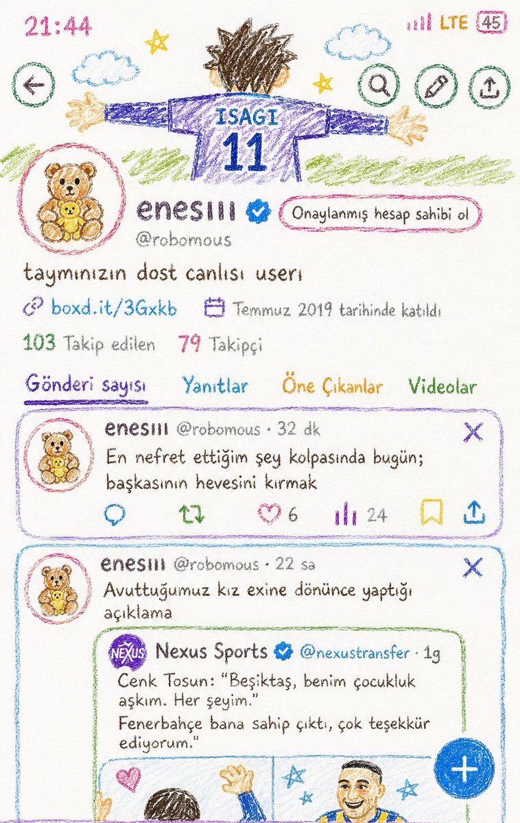 Ahmet çakarı oyuncak ayı yapmış
