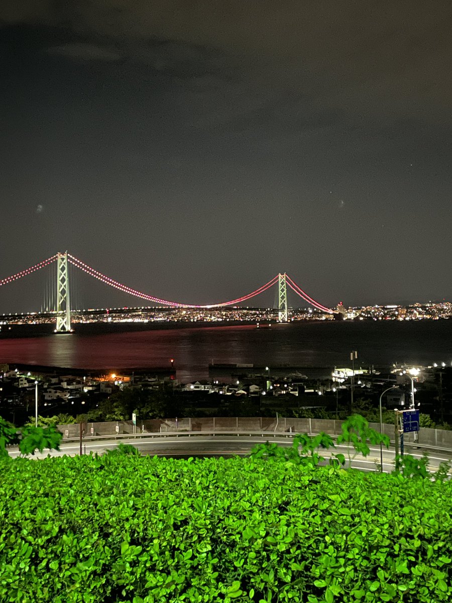 夜中にドライブ