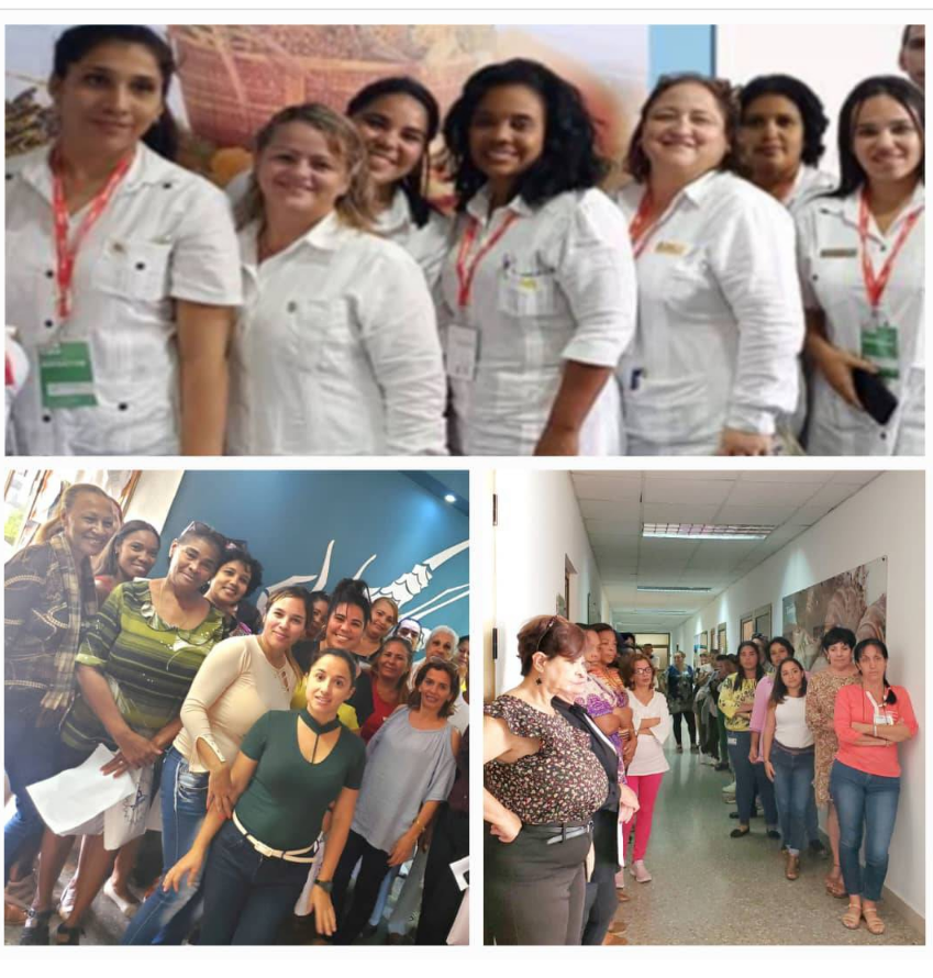 CCaribex's tweet photo. Nuestras féminas, fieles representantes del sector pesquero.
#pescaxcuba
#caribex https://t.co/3dF4AowepR