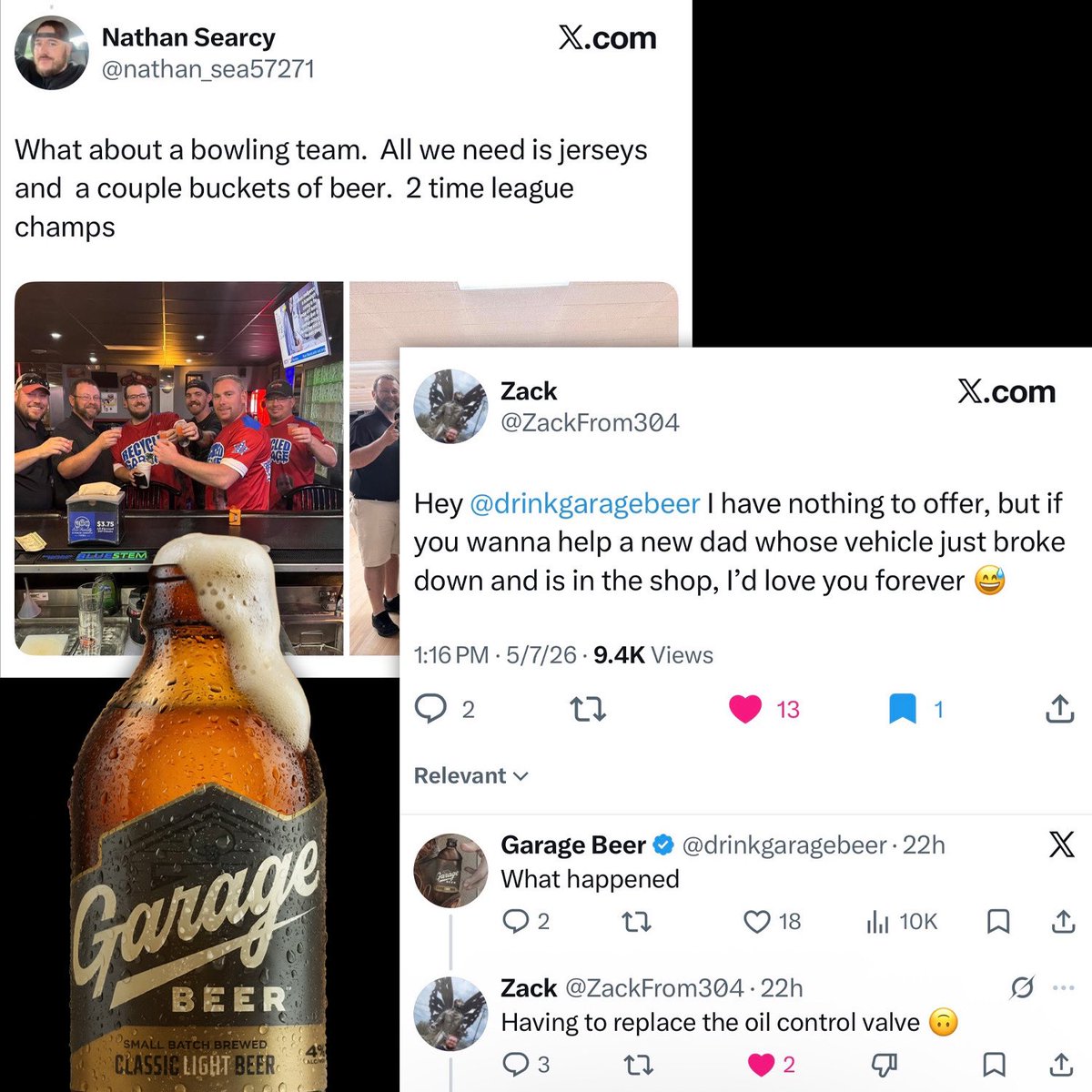 Garage Beer tweet media