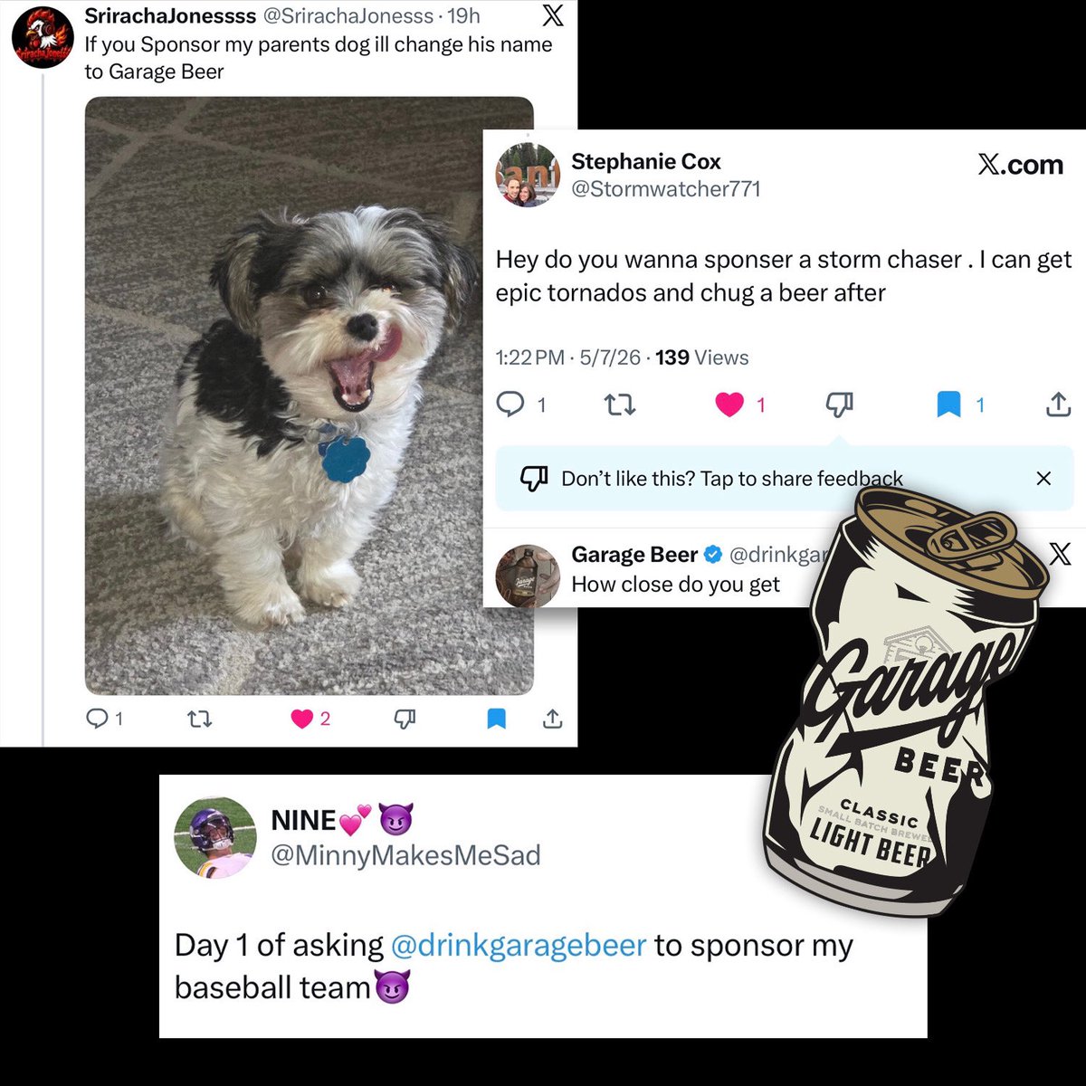 Garage Beer tweet media
