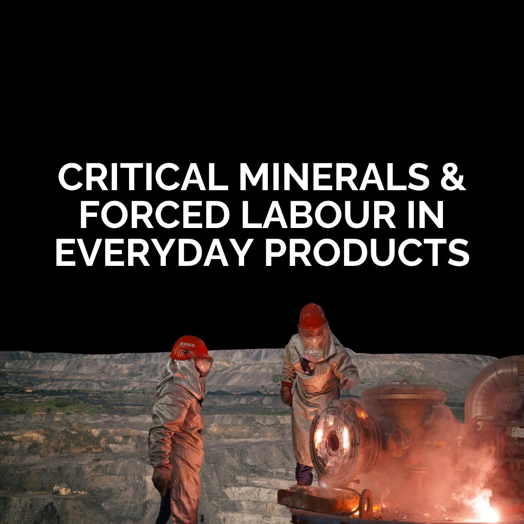 stopforcdlabour's tweet photo. Pt. 1: From quartzite and polysilicon for solar panels to lithium for EV batteries, and from titanium and beryllium in aerospace to magnesium, large parts of these supply chains are concentrated in the Uyghur Region, where state-imposed forced labour is STILL happening. https://t.co/E38QfYO0se