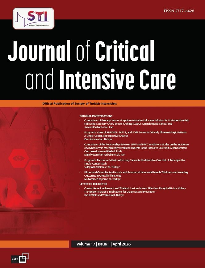 TUYUD_STI's tweet photo. Kas ultrasonografisinin prognostik değerini değerlendiren güncel çalışma, Journal of Critical and Intensive Care’da yayımlandı. Yoğun bakım alanındaki özgün araştırmalarınızı, klinik deneyimlerinizi ve multidisipliner çalışmalarınızı dergimize bekliyoruz. https://t.co/DcfObPxM8I