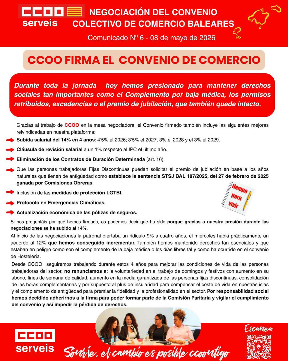 CCOO Illes Balears tweet media