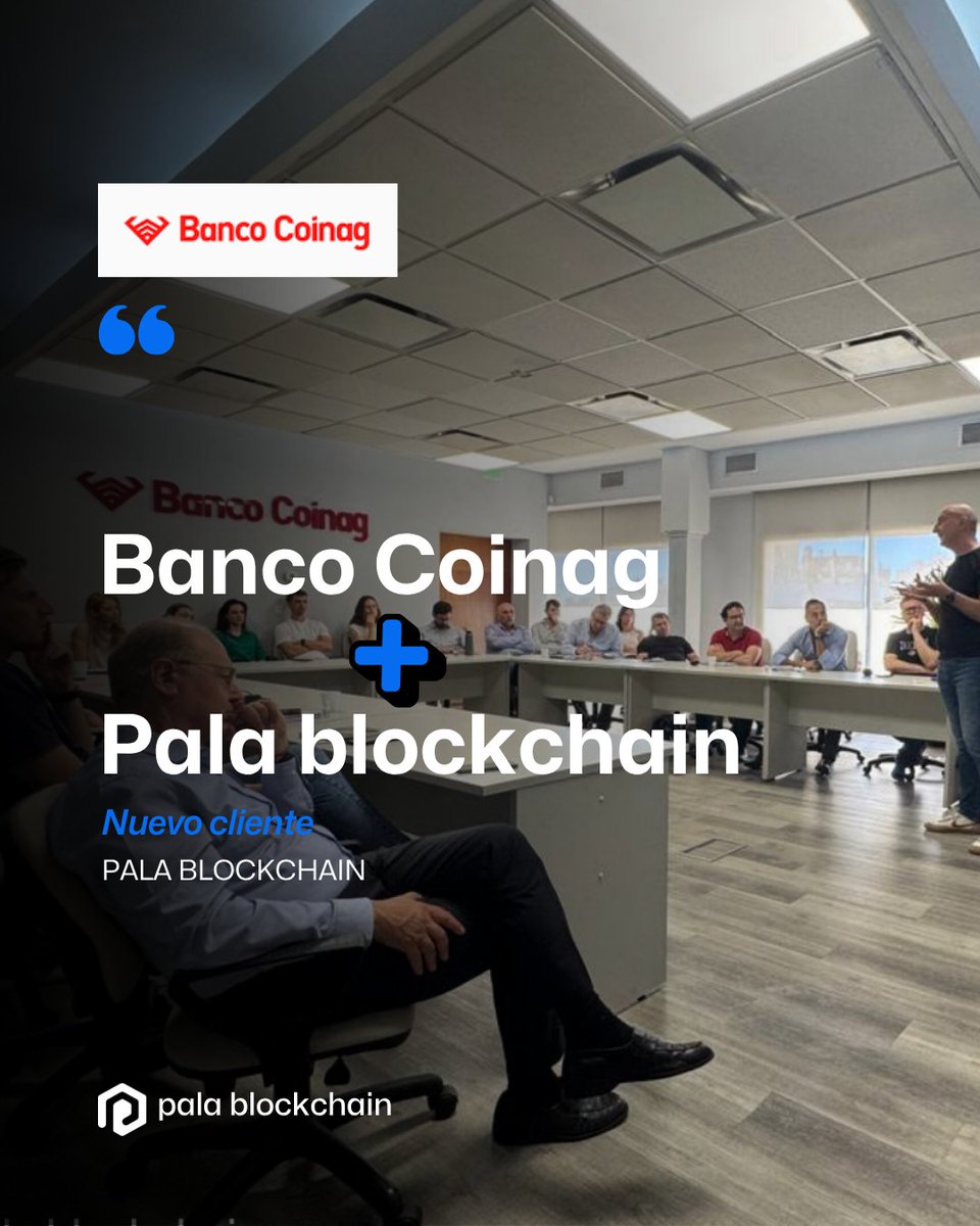 PalaBlockchain's tweet photo. 🏦 Banco Coinag elige a Pala Blockchain.

Al unir fuerzas con @bancocoinag abrimos una nueva etapa.
Una etapa donde la tokenización empieza a integrarse dentro de canales institucionales que entienden el valor de la tecnología aplicada a problemas reales. 🤝

258 / 25000
Configuración global
Configuración de Twitter
Cancelar
8 may 2026 16:04
Programar
PalaBlockchain @PalaBlockchain · 1h
🏦 Banco Coinag elige a Pala Blockchain.

Al unir fuerzas con @[undefined|undefined] abrimos una nueva etapa.
Una etapa donde la tokenización empieza a integrarse dentro de canales institucionales que entienden el valor de la tecnología aplicada a problemas reales. 🤝
0
0
0
0
Las previsualizaciones son una aproximación de cómo se verá la publicación. El resultado final puede ser diferente.
Dividir post
⌘ + Intro