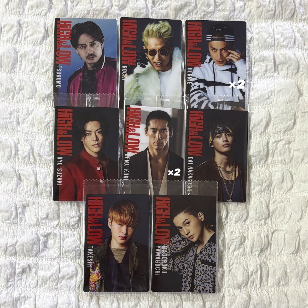 r17naa's tweet photo. HIGH&amp;LOW ハイロー ウエハース交換

コンプリートを目指しているので条件合う方いましたらよろしくお願いします🙏🏻💫

郵送での交換希望しています📮𓈒𓂂𓏸 https://t.co/A9Ib6kpBTO