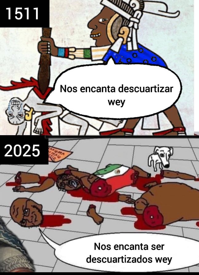 dualtags2002's tweet photo. @raguileramx @breath_mirror @maxescu Mexicans carrying on the Aztec tradition. https://t.co/7n28f2tsqe