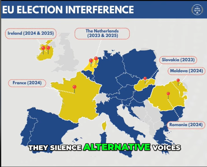 Maximil86429959's tweet photo. The sycophantic EU-obsessed Irish politicians will speak about democracy and the EU, even though the antidemocratic EU is guilty of election interference in multiple European countries including Ireland, which is clearly antidemocratic.โ ๏ธ๐ช๐บโ ๏ธ#LeaveTheEU๐๐๐ https://t.co/zH4oehxT44