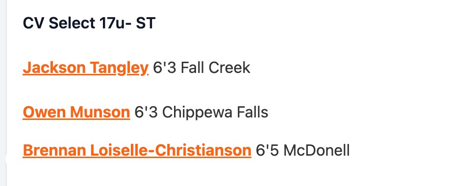Chippewa Valley Select Boys Basketball tweet media