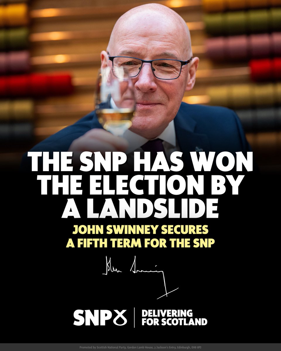 The SNP tweet media